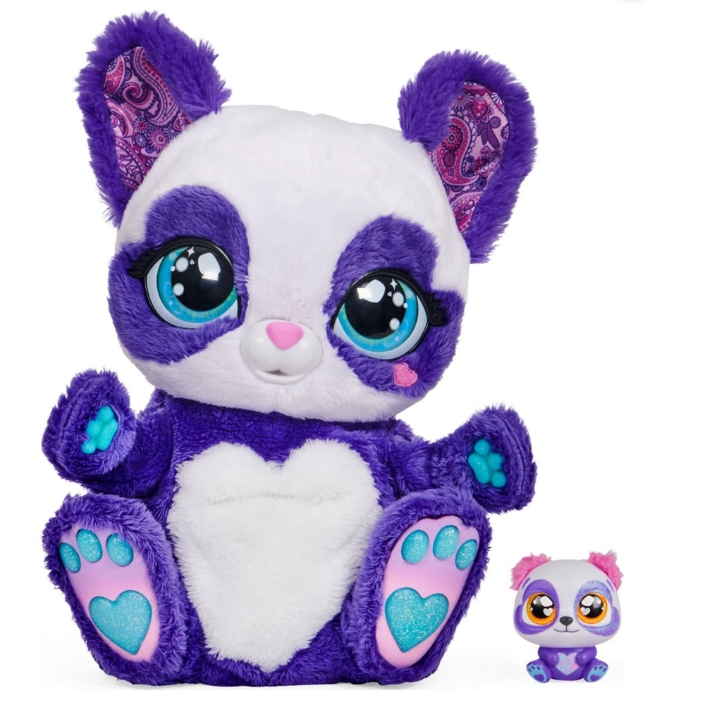 Peek-A-Roo, Interactive Panda-Roo Plush Toy with Mystery Baby